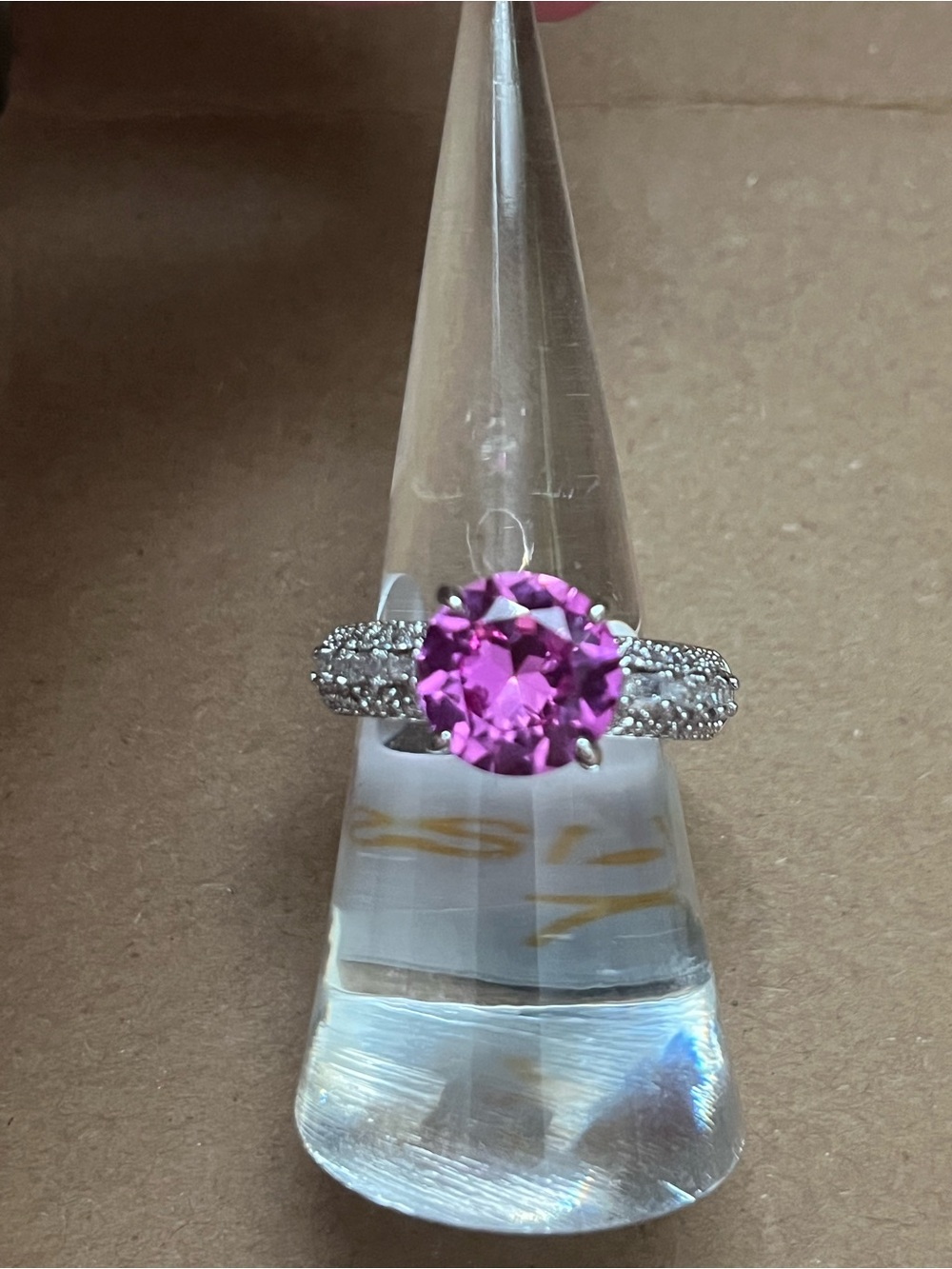BP Ring - The Serafina Ring - Size 7 - Rhodium Plating